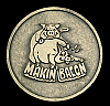 **NOS** COOL VINTAGE 1970s ***MAKIN' BACON*** HOGS MAKIN' WOOPEE BUCKLE