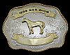 AWESOME 1999 CHAMPION ***NSR SHOW*** RODEO COWBOY HORSE SHOW TROPHY BUCKLE