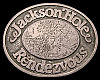 AWESOME VINTAGE 1976 ***JACKSON HOLE RENDEZVOUS RODEO*** PEWTER BUCKLE