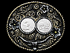 REALLY NICE REAL NICKEL COINS WESTERN STYLE BELT BUCKLE