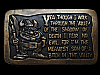 FUNNY VINTAGE 1981 MEANEST S-O-B IN THE VALLEY BELT BUCKLE