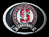 VINTAGE 1992 STANFORD UNIVERSITY CARDINAL SPORTS SOUVENIR BELT BUCKLE