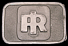VINTAGE 1970s ***INGERSOL RAND COMPANY*** IREQUIPMENT PEWTER BELT BUCKLE