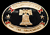 **NOS** 1976 ***LIBERTY BELL*** RING FOR INDEPENDENCE BICENTENNIAL BUCKLE