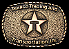 **NOS** VINTAGE 1970s ***TEXACO*** TRADING & TRANSPORTATION OILFIELD BUCKLE