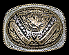 GREAT VINTAGE 1999 HUGE ***BULL RIDER*** BUD LIGHT RODEO CHAMPION TROPHY BUCKLE