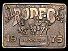 VINTAGE 1975 *HESSTON - NATIONAL FINALS RODEO* BUCKLE 