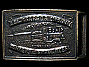 1970s **WELLS FARGO BANKERS & FORWARDERS** BRASS BUCKLE