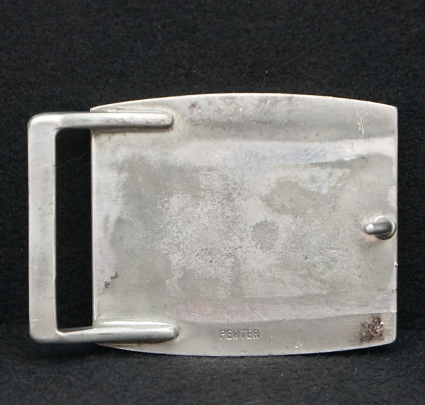 WB11125 VINTAGE 1970s **NORTON** MOTORCYCLE COMPANY PEWTER BUCKLE