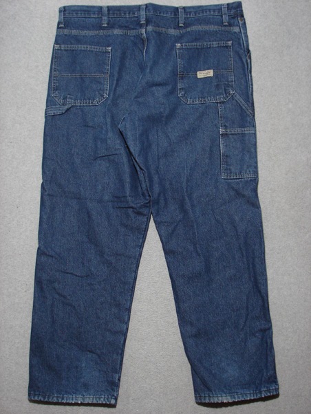 wrangler flannel lined carpenter jeans